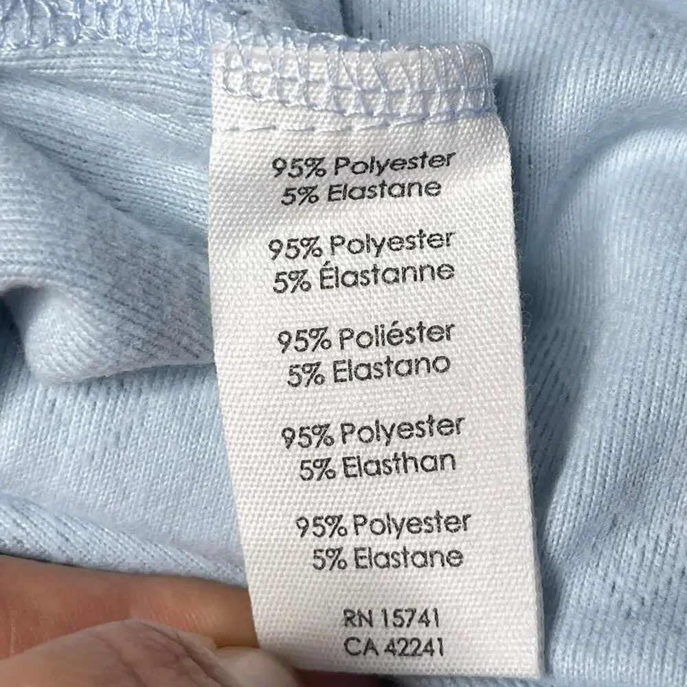 P.J. Salvage Pointelle Hearts Cardigan size XL Baby Blue  New Button Down - Picture 8 of 12